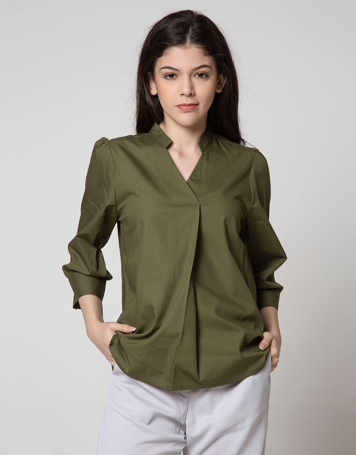 Connexion Formal Blouse V Neck