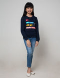 Nevada Kids Sweatshirt With Unicorn Sequins Ate My Homework