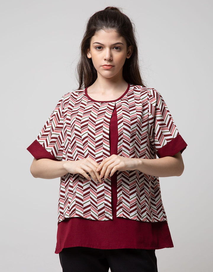 St. Yves Formal Short Sleeve Blouse Top