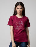 T Zone Short Sleeve T-Shirt Photoprint Non Raglan Girly