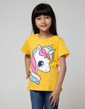 Little M Short Sleeve T-Shirt Unicorn Rainbow