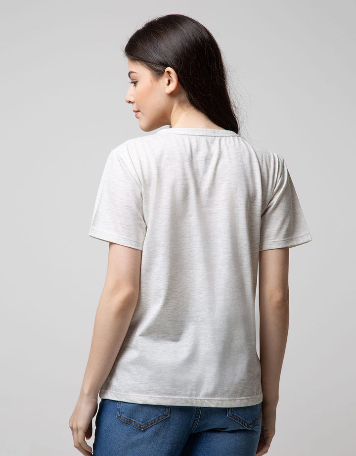 T Zone Short Sleeve T-Shirt Photoprint Non Raglan Girly