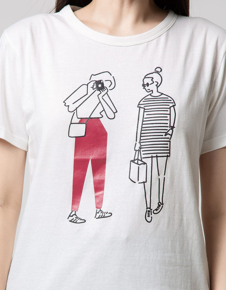T Zone T-Shirt Cartoon Non Raglan