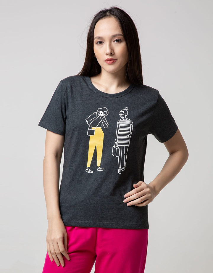 T Zone T-Shirt Cartoon Non Raglan