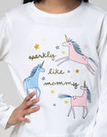 Little M Top-Bottom Set Sparkly Unicorn
