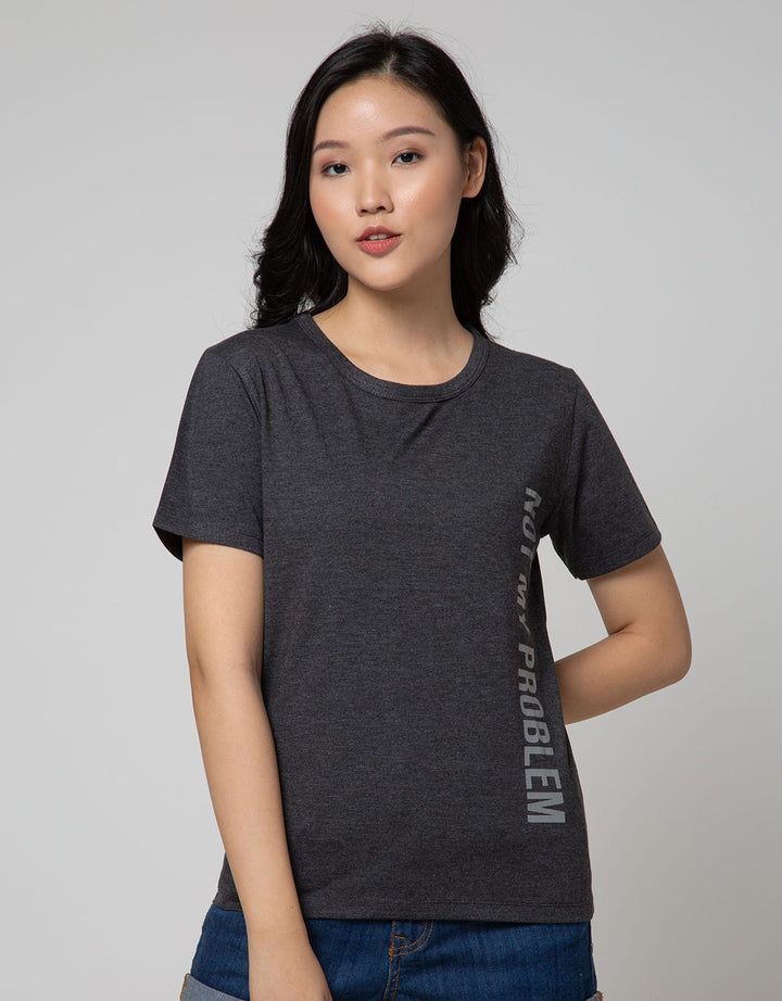T Zone Short Sleeve T-Shirt Wording Not My Problem