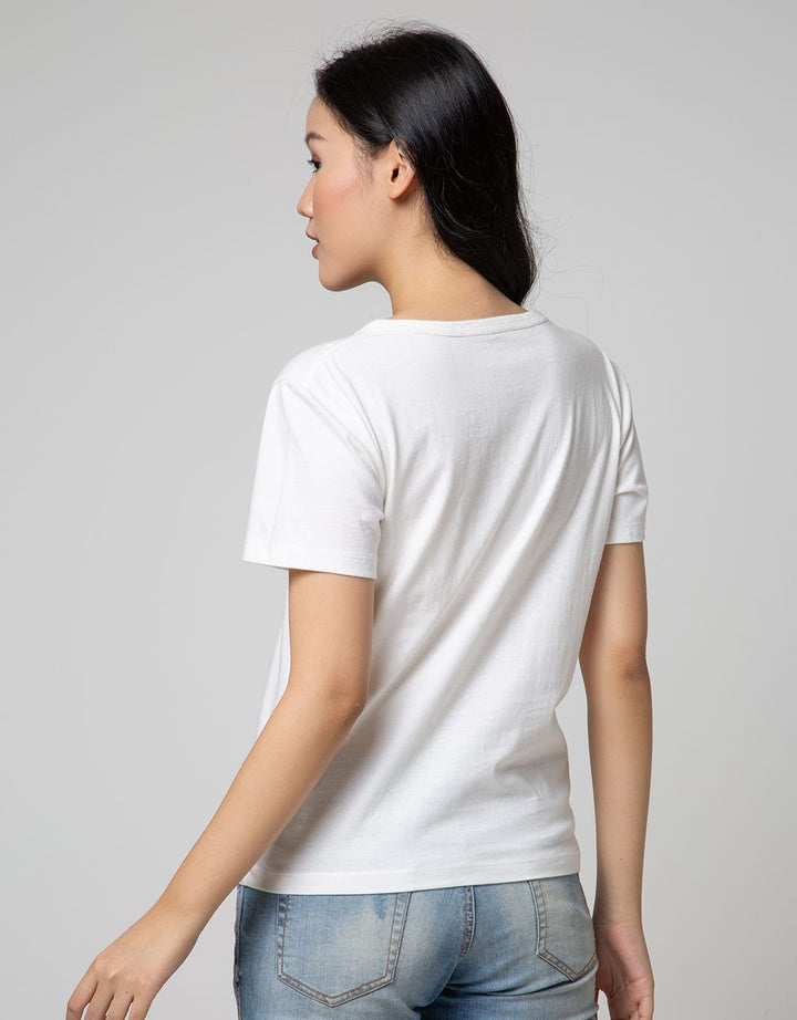 T Zone Short Sleeve T-Shirt Wording Beautiful