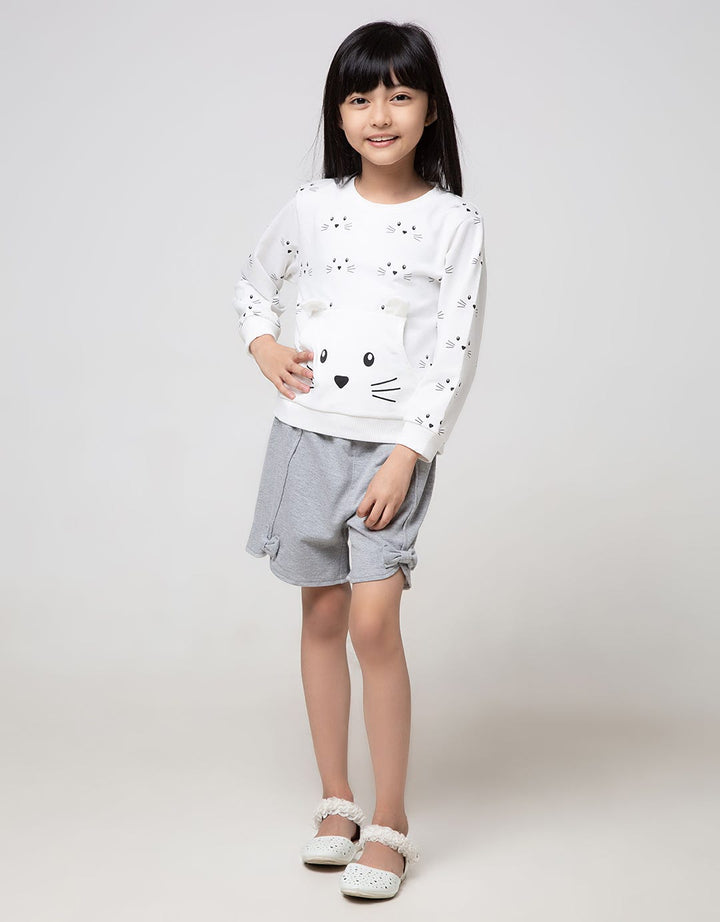 Little M Short Pants Ribbon Knit
