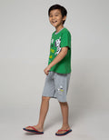 Little M Top-Bottom-Set T-Shirt Animal Sambung