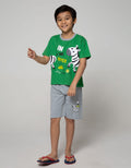 Little M Top-Bottom-Set T-Shirt Animal Sambung