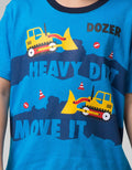 Little M Top-Bottom-Set Truck T-Shirt