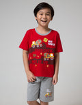 Little M Top-Bottom-Set Truck T-Shirt