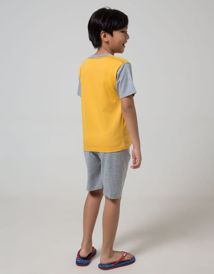 Little M Top-Bottom Set T-Shirt Transportation