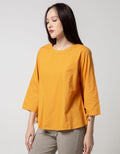 St. Yves Blouse Top Round Collar