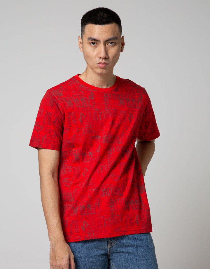 T Zone Short Sleeve T-Shirt Wb Fullprint Superman New 52 Core Style