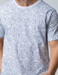 T Zone Short Sleeve T-Shirt Wb Fullprint Superman Fractal Graphic