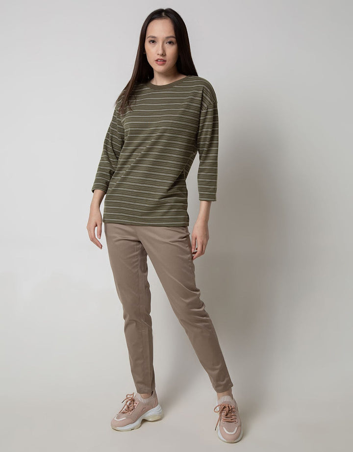 Phenomenal T-Shirt Stripes With Neck Rib
