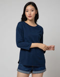 Phenomenal Long Sleeve T-shirt Plain Neck Rib