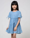 Little M Short Sleeve Midi Dress Cbray