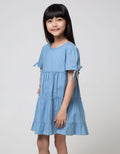 Little M Short Sleeve Midi Dress Cbray