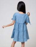 Little M Short Sleeve Midi Dress Cbray