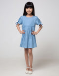 Little M Short Sleeve Midi Dress Cbray