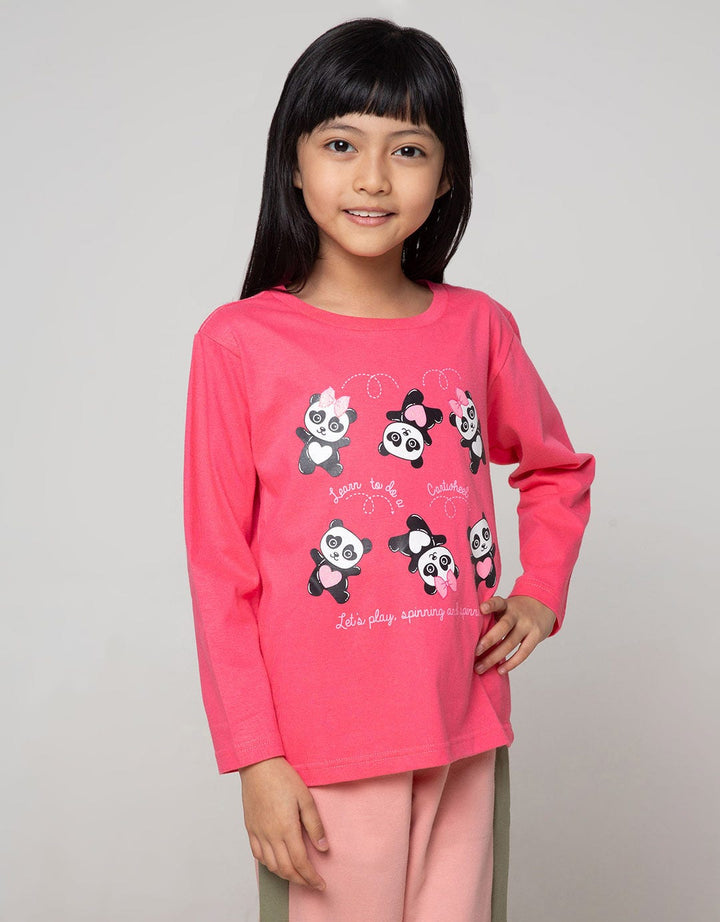 Little M Long Sleeve T-Shirt Enam Panda