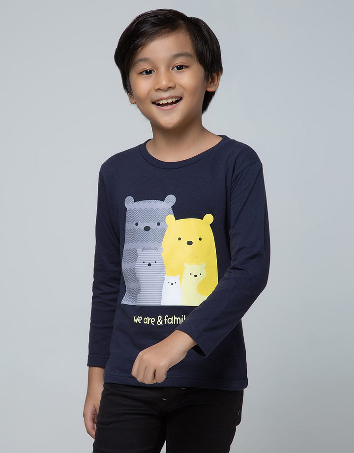 Little M Long Sleeve T-Shirt Family Bear