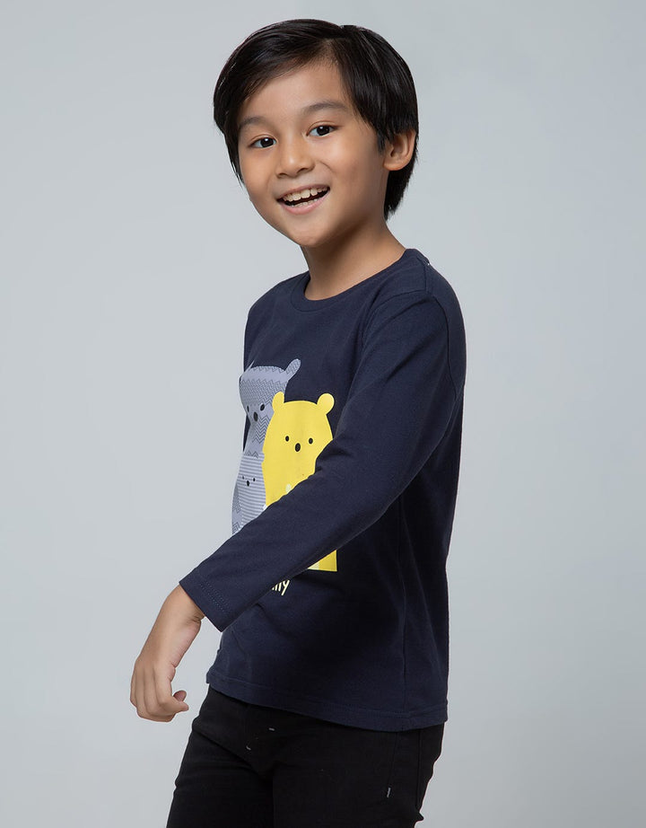 Little M Long Sleeve T-Shirt Family Bear