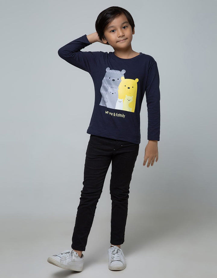 Little M Long Sleeve T-Shirt Family Bear