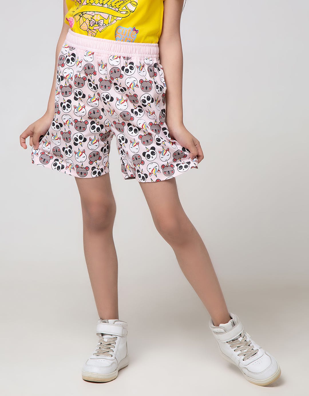 Little M Short Pants Full Print Panda