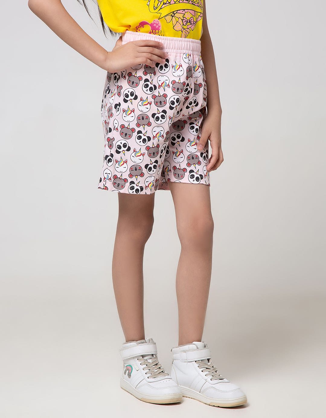 Little M Short Pants Full Print Panda