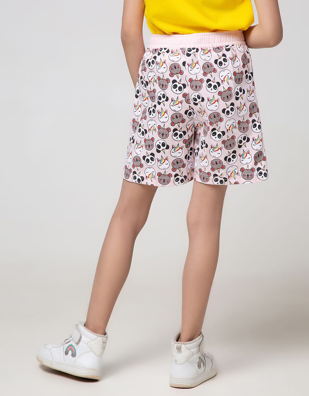 Little M Short Pants Full Print Panda