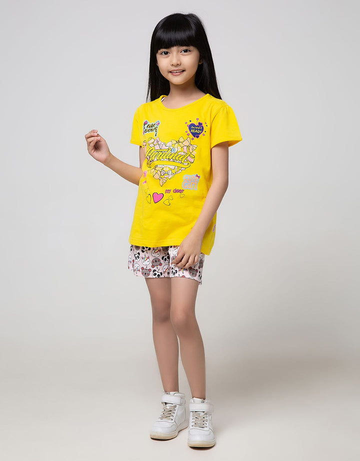 Little M Short Pants Full Print Panda