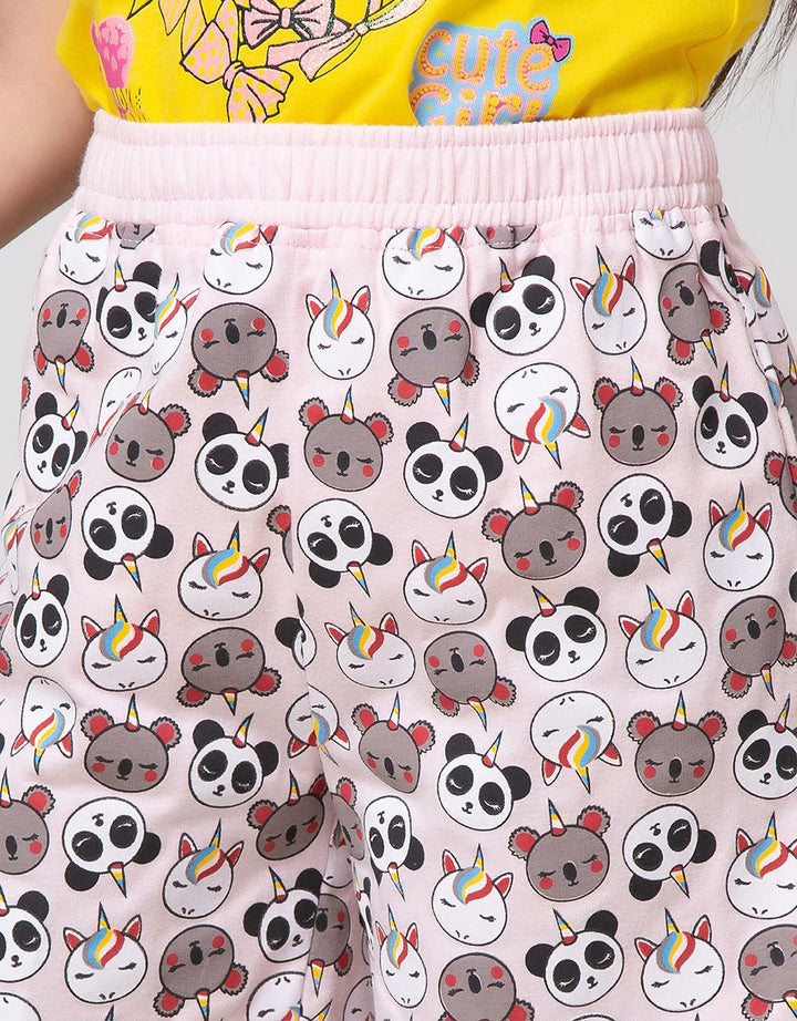 Little M Short Pants Full Print Panda