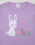 Pipiniko Short Sleeve T-Shirt Bunny Flower