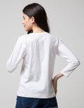 T Zone Long Sleeve T-Shirt Wording Regular Girly Long Sleeve