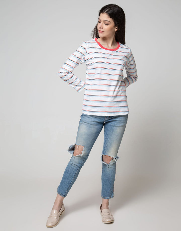 T Zone Long Sleeve T-Shirt Basic Regular Girly