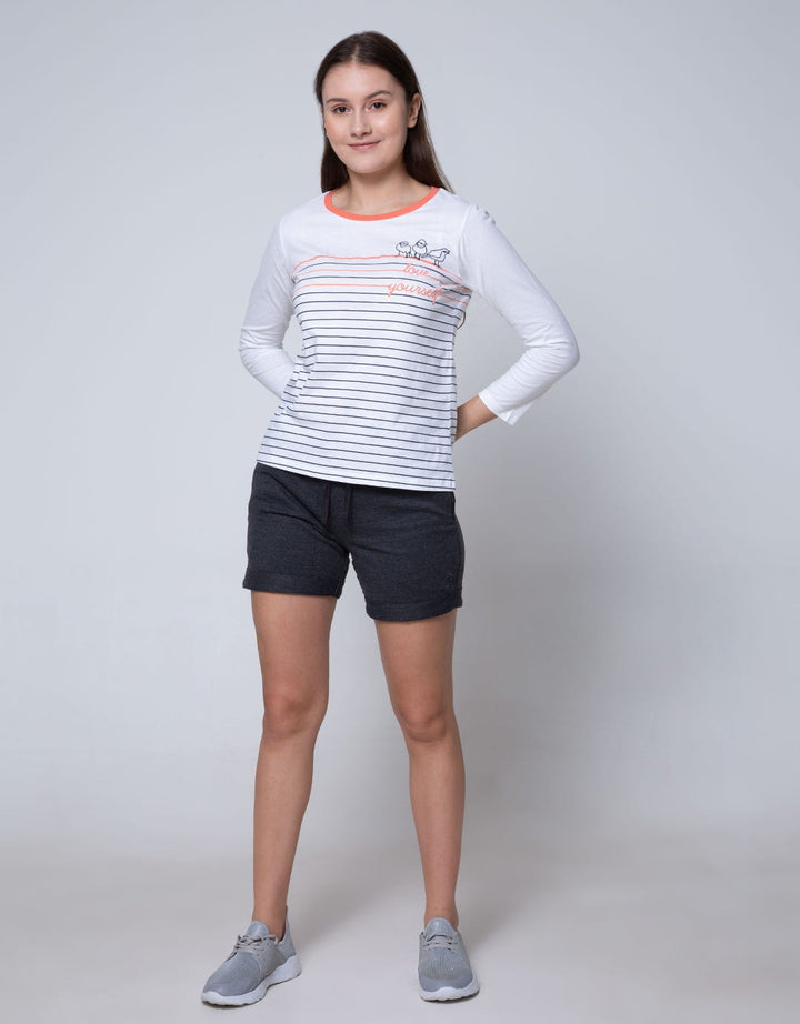 T Zone Long Sleeve T-Shirt Basic Regular Girly