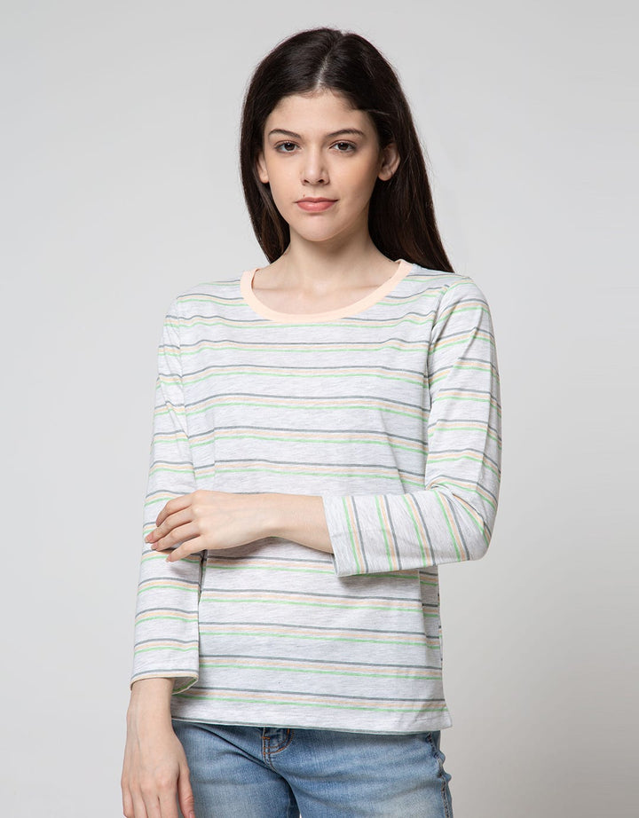 T Zone Long Sleeve T-Shirt Basic Regular Girly