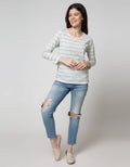 T Zone Long Sleeve T-Shirt Basic Regular Girly
