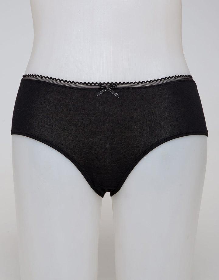 Nevada Midi Briefs Plain Rubber Flower