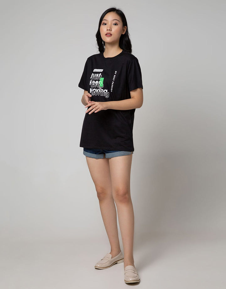 Nevada Short Sleeve T-shirt Tencel Oversized Just Keep Moving