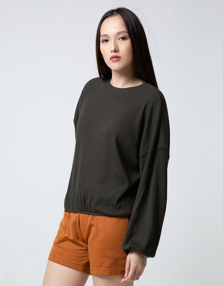 Nevada Sweatshirt Round Neck Rib
