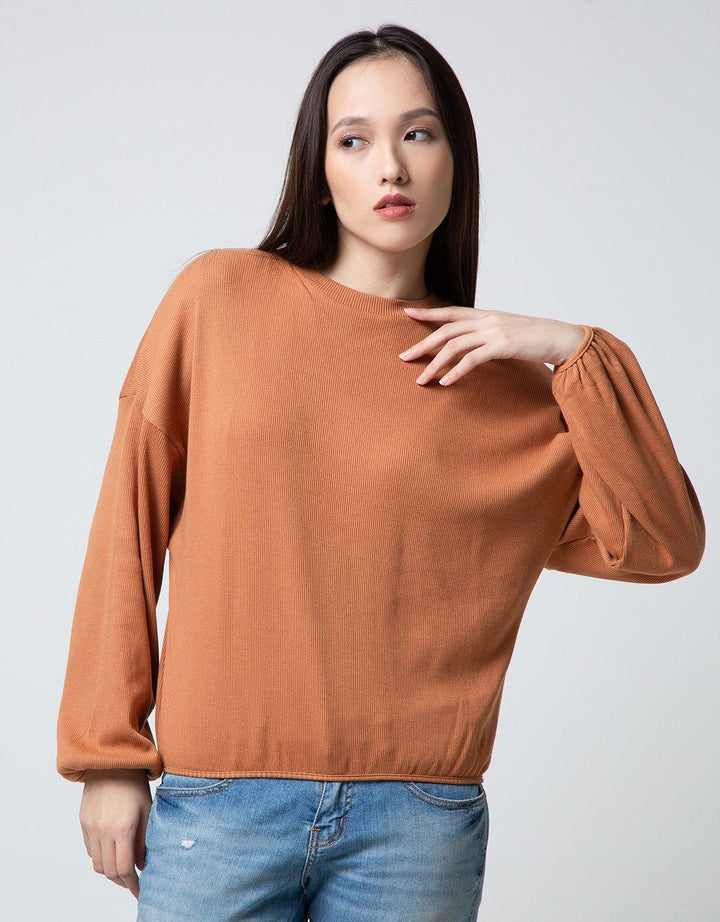 Nevada Sweatshirt Round Neck Rib