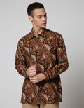 Arjuna Weda Batik Parang Kemeja Batik Pria