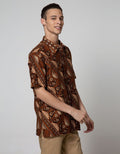 Arjuna Weda Parang Segitiga Hem Batik Pria