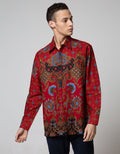 Arjuna Weda Kemeja Batik Kembang Kipas