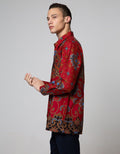 Arjuna Weda Kemeja Batik Kembang Kipas