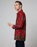Arjuna Weda Kemeja Batik Kembang Kipas